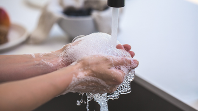 Regelmäßige Handhygiene